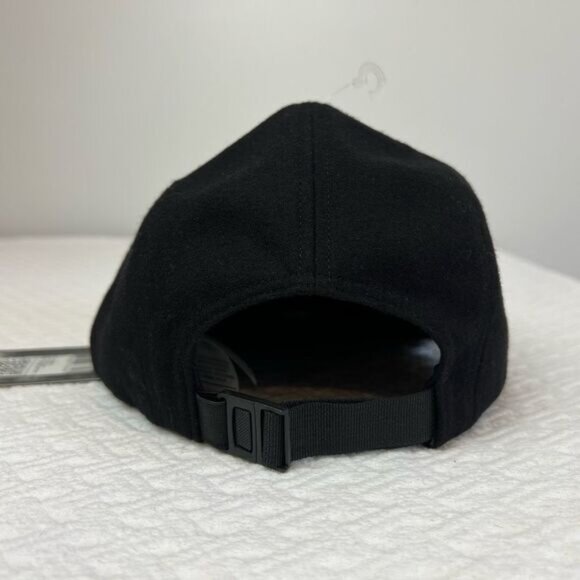 NEW Arc'teryx Wool Calidum 5 Panel Cap Hat Black Heather Logo One Size Unisex - Picture 9 of 11